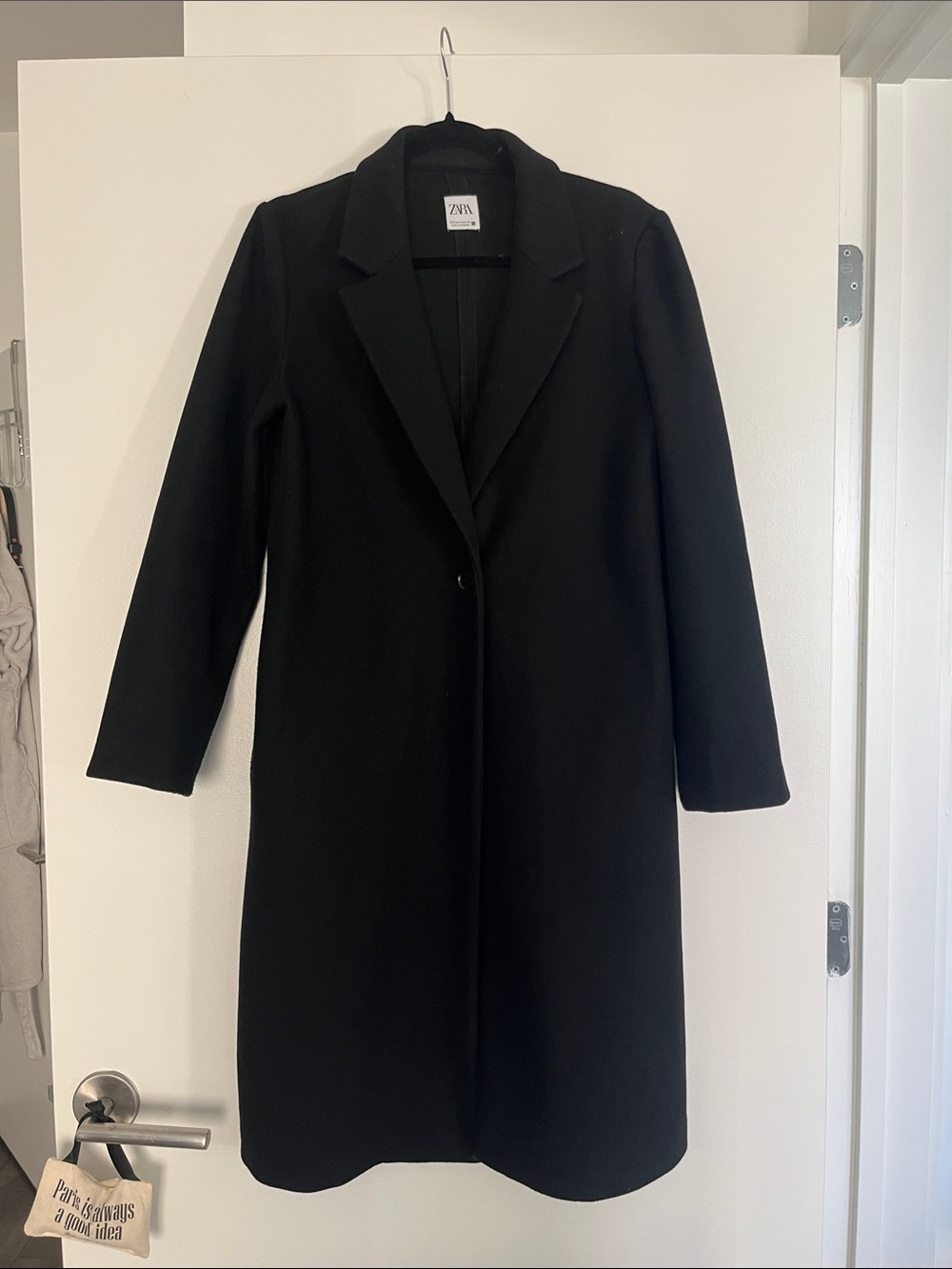 Zara black coat